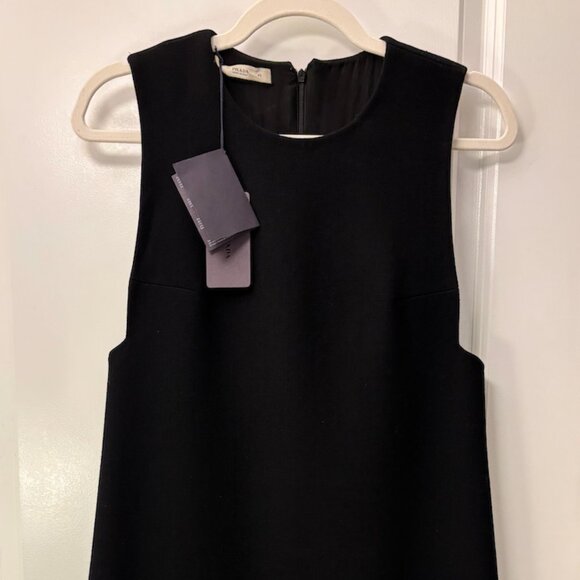 NWT Prada Black Wool Sheath Dress, Size EU (IT) 40 / US 4 - Picture 7 of 15